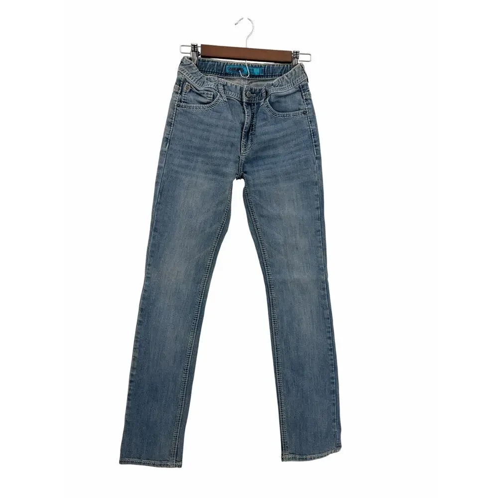 Rock & Roll Denim Revolver Boys Jeans 18R Slim Fit Medium Wash Stretch Western‎